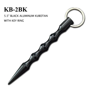Kubotan with Key Ring Black SKU KB-2BK
