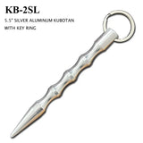 Kubotan with Key Ring Silver SKU KB-2SL