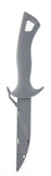 Hunting Knife w/Hard Sheath 430 Stainless-Steel Blade/Gray Handle & Sheath SKU KF8345GR