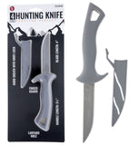 Hunting Knife w/Hard Sheath 430 Stainless-Steel Blade/Gray Handle & Sheath SKU KF8345GR
