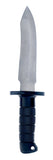 Fixed Blade Hunting Knife w/Sheath Clip Point Stainless-Steel Blade/Black Rubber Handle SKU KHK1170