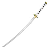 Hand Made Katana w/White Saya 1045 Carbon Steel Blade/White Wrapped Handle SKU KON36