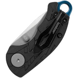 Kershaw Anso Aftereffect Liner Lock Knife 8Cr13MoV Stainless-Steel Blade/Black GFN Handle SKU 1180/KS1180