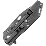 Kershaw Assist Open Lifter Frame Lock Knife Blackwash 4Cr14 Steel Blade/Blackwash Stainless-Steel Handle SKU 1302BW/KS1302BW