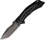 Kershaw Flatbed Assist Open Liner Lock Knife Blackwash 8Cr13MoV Stainless-Steel Blade/Black Nylon Handle with Black Steel Inlay SKU 1376/KS1376