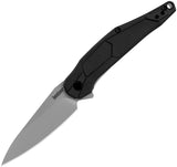 Kershaw Lightyear Assist Open Liner Lock Knife Bead Blast 4Cr14 Stainless-Steel Blade/Black Nylon Handle SKU 1395/KS1395