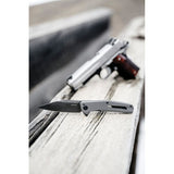 Kershaw Flyby Frame Lock Assist Open Knife Blackwash D2 Tool Steel Blade/Gray PVD Stainless-Steel Handle SKU 1404/KS1404