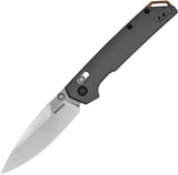Kershaw Iridium Dura Lock Knife Stonewash D2 Tool Steel Blade/Gray Anodized Alum. Handle SKU KS2038