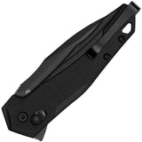 Kershaw Monitor Dura Lock Knife Black Oxide D2 Tool Steel Blade/Black Nylon Handle SKU 2041/KS2041