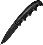 Kershaw AM-5 Assist Open Frame Lock Knife Blackwash 8Cr13MoV Steel Blade/Black Handle SKU KS2340