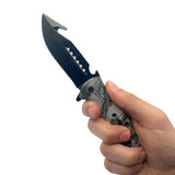 8.75" Camo Spring Assist Knife w/ABS Handle SKU KS31357SN