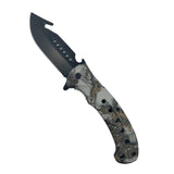 8.75" Camo Spring Assist Knife w/ABS Handle SKU KS31357SN