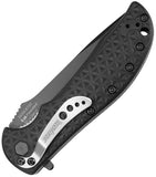 Kershaw Volt II Assist Open Knife Black Half Serr. 8Cr13MoV Steel Blade/Black Handle SKU KS3650CKTST