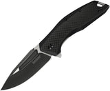 Kershaw Flourish Assist Open Liner Lock Knife Two-Tone 8Cr13MoV Steel Blade/Black G10 with Carbon Fiber Overlay Handle SKU 3935