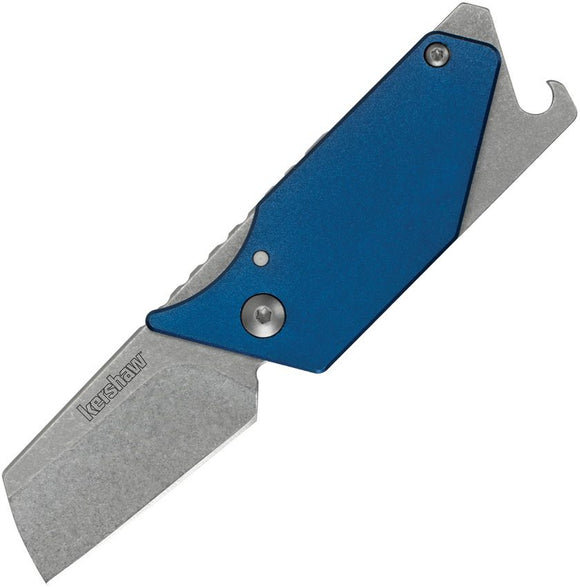 Kershaw Sinkevich Pub Multi-Function Knife Stonewash 8Cr3MoV Steel Blade/Blue Handle SKU KS4036BLU