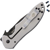 Kershaw Emerson CQC-6K Frame Lock Knife Black Oxide 8Cr14MoV Stainless Blade/Black Textured G10 Front Handle & 410 Bead Blast Back Handle SKU KS6034BLK