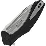 Kershaw Natrix Frame Lock Assist Open Knife Stonewash 8Cr13MoV Steel Blade/Black G10 Handle SKU KS7007