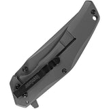 Kershaw Duojet Assist Open Frame Lock Knife Gray TiCN Coated 8Cr13Mov Steel Blade/Gray TiCN Coated Handle with Carbon Fiber Inserts SKU KS8300/8300