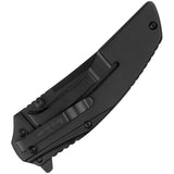 Kershaw Outright Assist Open Frame Lock Knife Black 8Cr13MoV Steel Blade/Black G10 Handle SKU 8320BLK/KS8320BLK