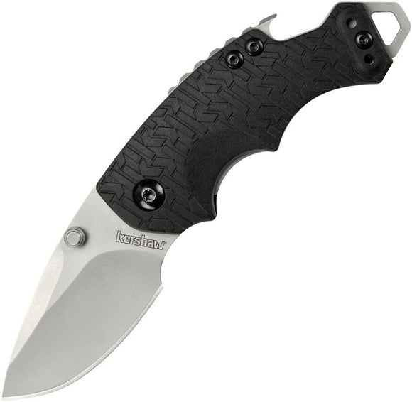 Kershaw Shuffle Liner Lock Multi-Tool Knife Bead-Blasted 8Cr13MoV Steel Blade/Black Nylon Handle with K-Texture Grip SKU 8700/KS8700