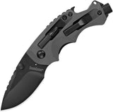 Kershaw Shuffle DIY Liner Lock Multi-Tool Knife Black 8Cr13MoV Steel Blade/Gray Nylon Handle SKU 8720
