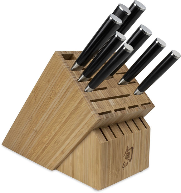 Shun Classic 9-Piece Chef's Choice Kitchen Knife Block Set SKU DMS0934