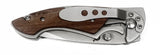 Frame Lock Pocket Knife Drop Point Stainless-Steel w/Titanium Coating Blade/Rosewood Handle SKU KW312CL