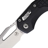 Microtech Standard Issue MSI Ram-Lok Knife M390MK Steel Blade/Black Frag-Textured G10 Handle SKU MCT21010FRGTBK/210-10FRGTBK