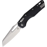 Microtech Standard Issue MSI Ram-Lok Knife M390MK Steel Blade/Black Frag-Textured G10 Handle SKU MCT21010FRGTBK/210-10FRGTBK