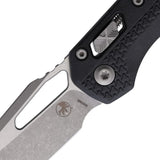 Microtech Standard Issue MSI Ram-Lok Knife M390MK Steel Blade/Black Tri-Grip Polymer Handle SKU MCT210T10APPMBK/210T-10APPMBK