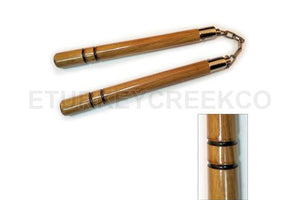 12.75" Octagon natural nunchakus SKU: NC-8