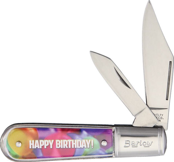 Novelty Cutlery Happy Birthday Barlow Pocketknife SKU NV285