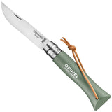 Opinel No.6 Colorama Sage Stainless Steel Folding Knife w/Lanyard SKU 002203