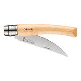 Opinel No. 8 Effile Beechwood Slim Folding Knife SKU 002558