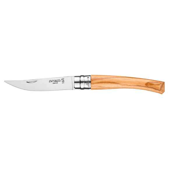 Opinel Effile No.8 Olivewood Folding Knife SKU 002563