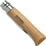 Opinel No.8 Stainless Steel Wood Handle Folding Knife
