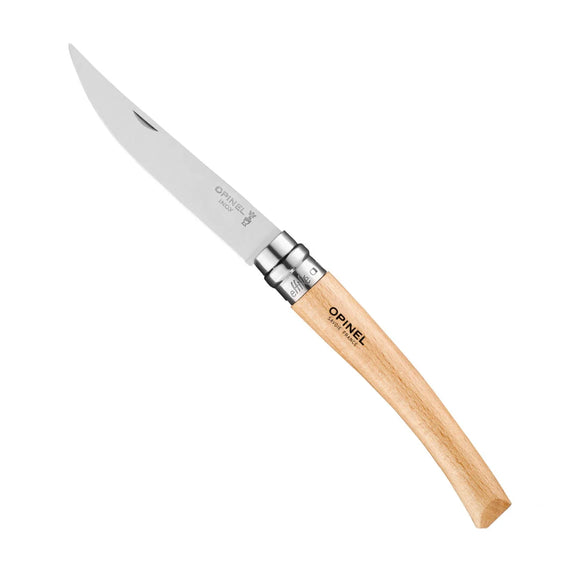 Opinel No. 10 Eiffile Beechwood Slim Folding Knife SKU 002559