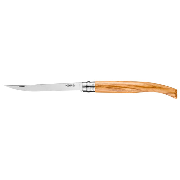 Opinel No. 15 Effile Beechwood Fillet Knife SKU 002561