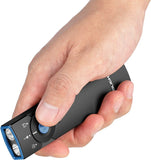 Olight Arkfeld Pro Class Water-Resistant Rechargeable Flashlight Black Aluminum Body SKU OLTARKPROC3RBKN