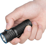 Olight Baton Turbo Water-Resistant Rechargeable Flashlight Black Aluminum Body SKU OLTBTNTURBOBKCW