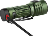Olight Baton Turbo Water-Resistant Rechargeable Flashlight OD Green Aluminum Body SKU OLTBTNTURBOODG