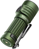 Olight Baton Turbo Water-Resistant Rechargeable Flashlight OD Green Aluminum Body SKU OLTBTNTURBOODG