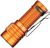 Olight Baton Turbo Water-Resistant Rechargeable Flashlight Orange Aluminum Body SKU OLTBTNTURBOOGCW