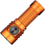 Olight Baton Turbo Water-Resistant Rechargeable Flashlight Orange Aluminum Body SKU OLTBTNTURBOOGCW
