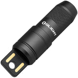 Olight iMini 2 Magnetic Water-Resistance Rechargeable Flashlight Black Aluminum Body SKU OLTIMINI2BK