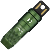 Olight iMini 2 Magnetic Water-Resistant Rechargeable Flashlight OD Green Aluminum Body SKU OLTIMINI2ODG
