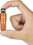 Olight iMini 2 Magnetic Water-Resistant Rechargeable Flashlight Orange Aluminum Body SKU OLTIMINI2OG