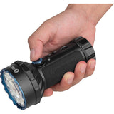 Olight Marauder Mini Water-Resistant Rechargeable Flashlight Black Aluminum Body SKU OLTMDRMINIBK