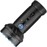 Olight Marauder Mini Water-Resistant Rechargeable Flashlight Black Aluminum Body SKU OLTMDRMINIBK