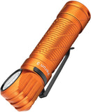 Olight Perun 3 Water-Resistant Rechargeable Headlamp Orange Aluminum Body SKU OLTPERUN3OG